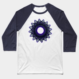 Spirograph Pride Pattern: Ace Baseball T-Shirt